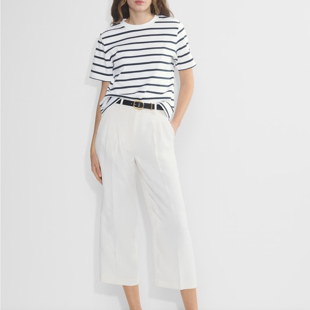 Aritzia The Effortless Pant Cropped - Light Birch, Size 2